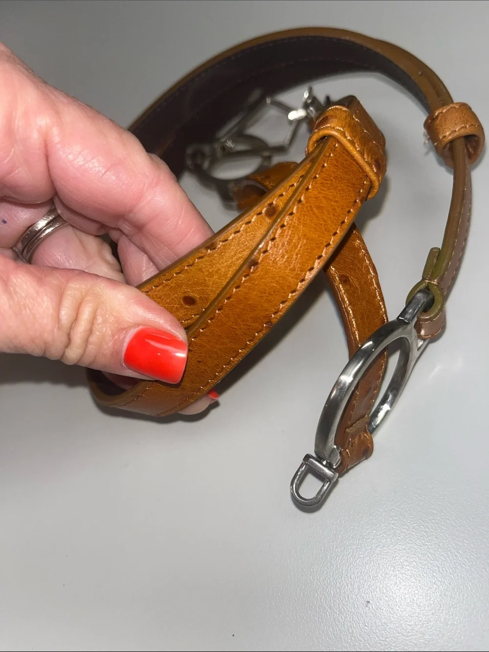 Fina Firenze tan leather